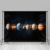 Aperturee - Aperturee Color Solar System Planets Science Fiction Backdrop